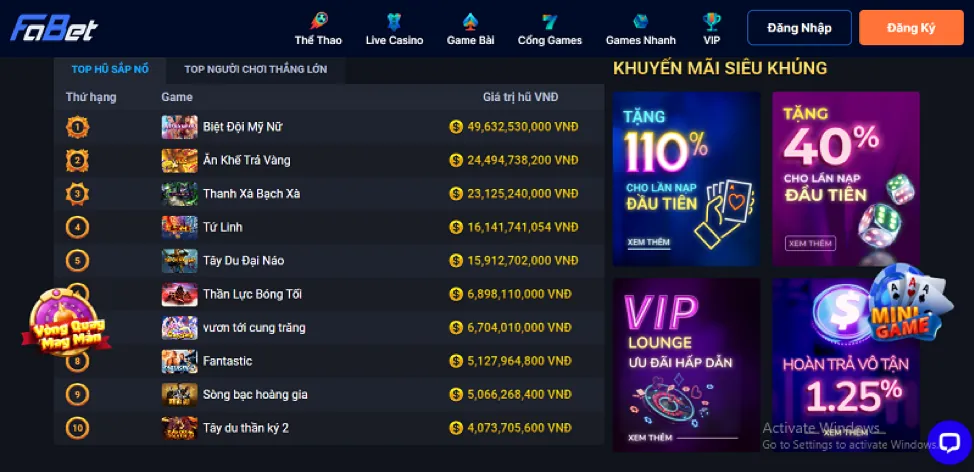 Ưu đãi độc quyền cho game slot tại yeu88 link mới